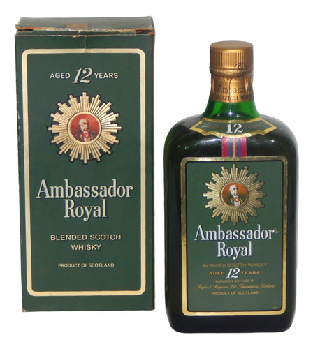 Antigo Whisky Ambassador Royal 12 Anos (Usado)