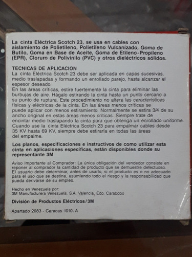 Cinta Eléctrica 3m 23