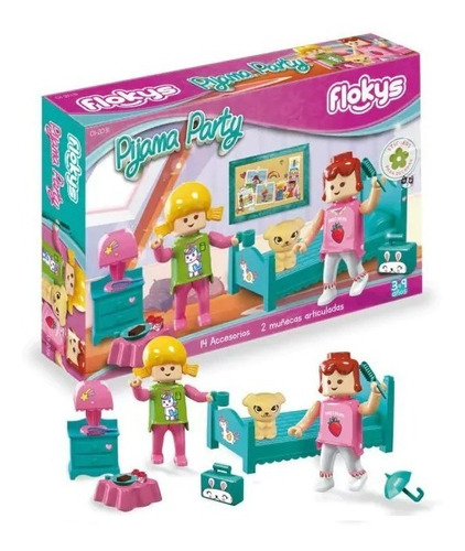 Playset Muñecos Flokys Pijama Party 2031