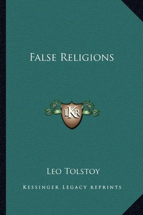 Libro False Religions - Leo Tolstoy