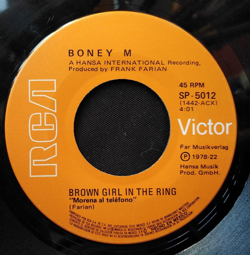 Boney M. - Rivers Of Babylon / Brown Girl In The Ring (Usado)