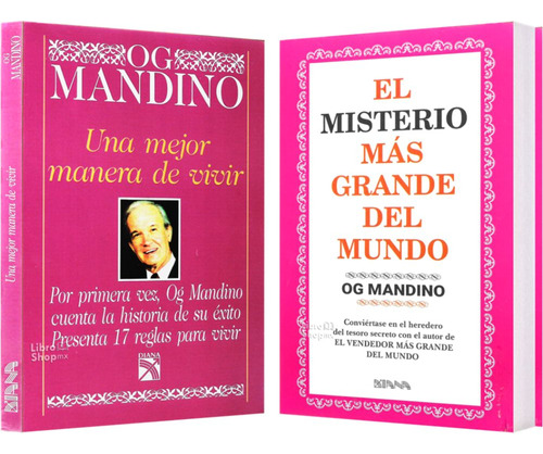 Og Mandino Mejor Manera De Vivir + Misterio Más Grande Mundo
