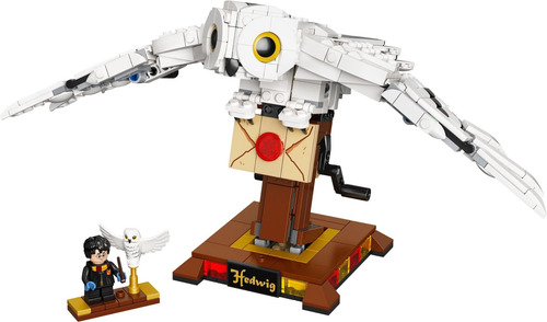 Brinquedo Lego Harry Potter Hedwig 75979 Com Asas Em Movimen