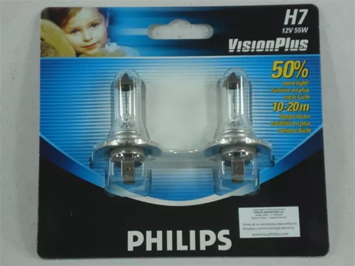 Lámpara H7 Vision 12V 55W PX26d PHILIPS