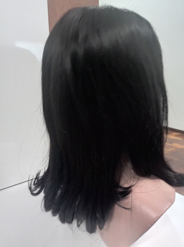 Front Lace Wig Peruca Natural Bob Repartição Livre 30cm