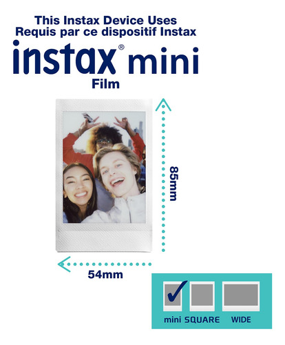 Cámara De Película Instantánea Fujifilm Instax Mini 99 Negra