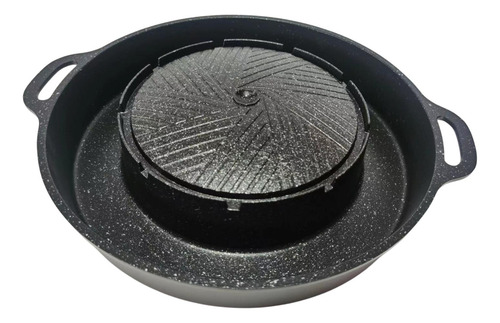 Grelha Pan 2 Em 1 Utensílios De Cozinha Antiaderente S