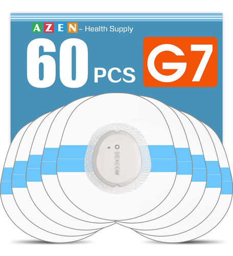 Azen 60 Parches Adhesivos G7 Impermeables, Proteccion Precor