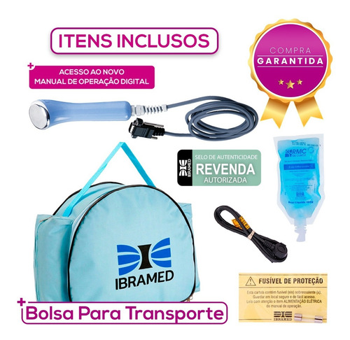 Imagem 3 de 9 de Sonopulse Iii Aparelho Ultrassom 1 E 3mhz Estetica Ibramed