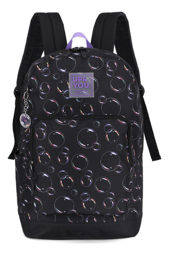 Mochila Escolar Infantil Luxcel Up4you - Ms46621up Cor Preto