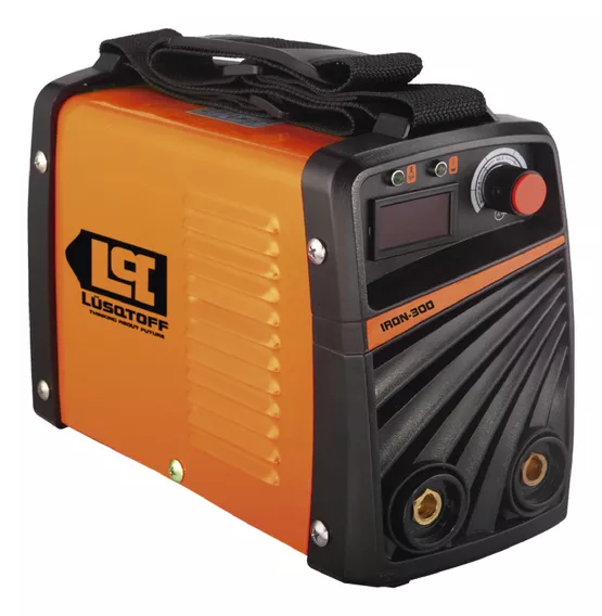 Soldadora inverter Lüsqtoff Iron-300 naranja y negra 50Hz/60Hz 220V