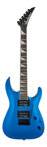 Guitarra eléctrica Jackson JS Series JS22 DKA dinky de álamo blue brillante con diapasón de amaranto