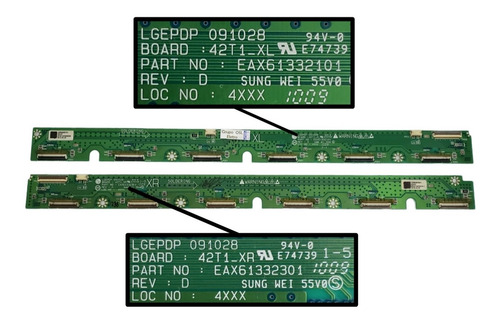 Par De Buffer Para Tv 42pj350 | Eax61332101 - Eax613332301