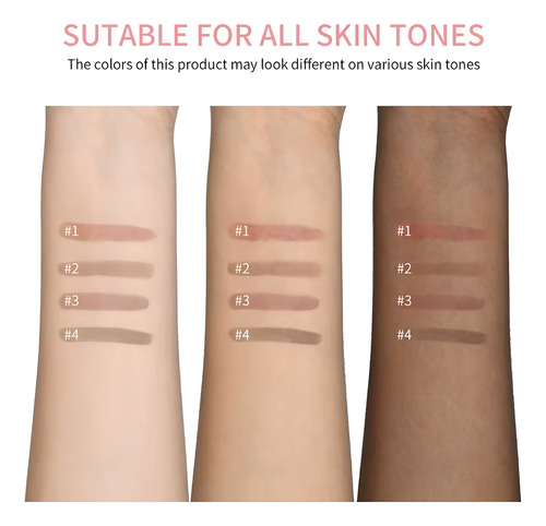 Delineador Labios 4tonos Larga Duración Vitaminae Impermeabl 3 Brow