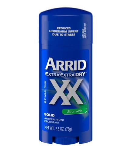 Arrid Xx - Desodorante Antitranspirante Sólido Ultra Fresc.