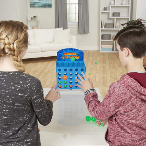 Juego De Mesa Point Games Bounce 4 En Una Fila Con Funda De
