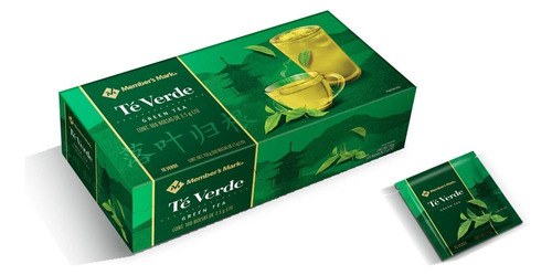 Té Verde Puro Natural Premium Member's Mark 100 Sobres