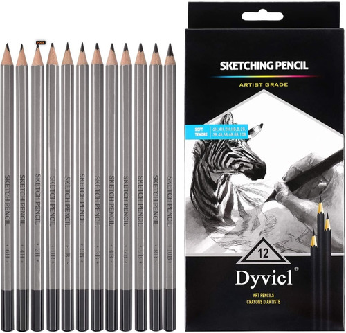 Lápices De Grafito Sketching Pencil X 12 Unidades