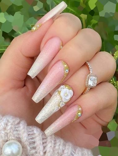 Micro Caviar Para Unhas - 0.1 Kit Prata E Dourado