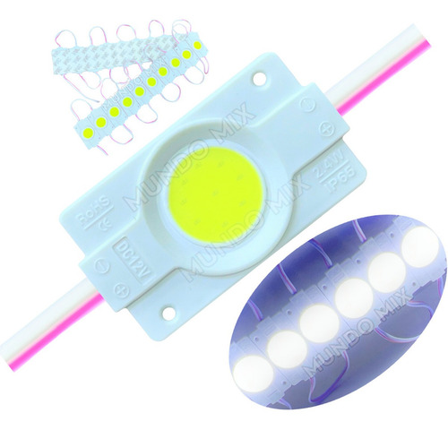1000pçs Módulo Led Cob 4530 12v Branco Frio 6500k 2,4w 160º