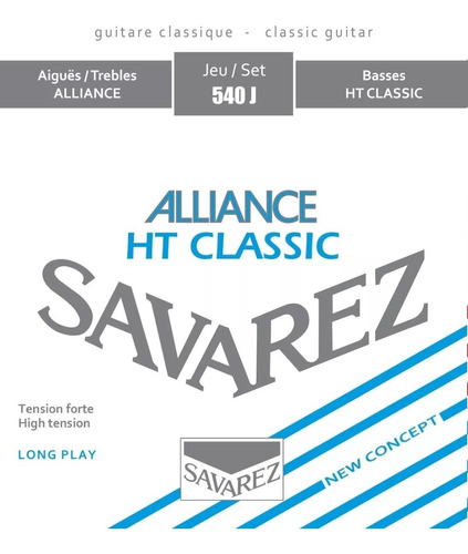Imagen 1 de 4 de Encordado Savarez Alliance Guitarra Criolla Premium