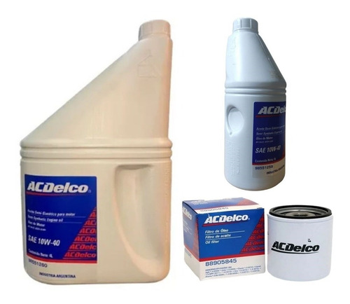 Filtro Aceite + Aceite Semisint Acdelco Astra