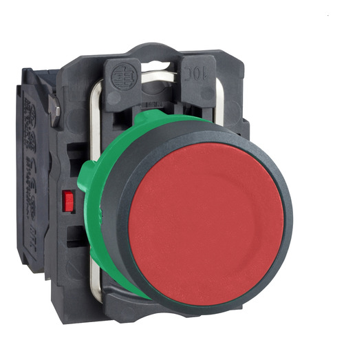 Xb5aa42 Push Button, Harmony Xb5, Plastic, Flush, Red, 22mm