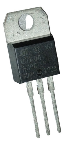 Bta08-600 Bta08600 Triac 8amp 600v (3 Unidades)