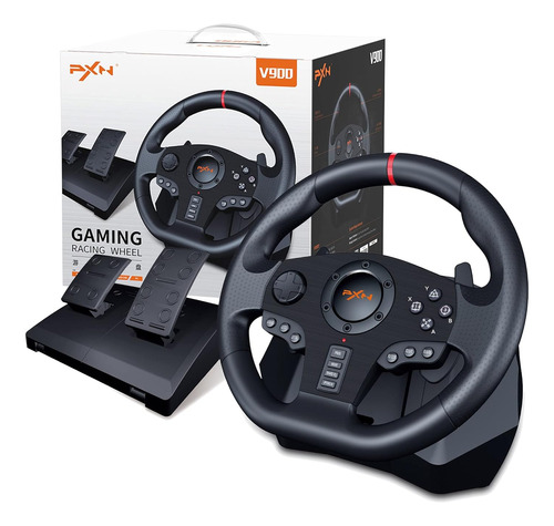 V900 Xbox Steering Wheel - 270/900° Sim Racing Wheel With Pe