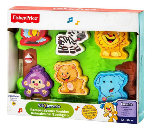 Fisher Price ríe Y Aprende rompecabezas Sonidos De Animales 