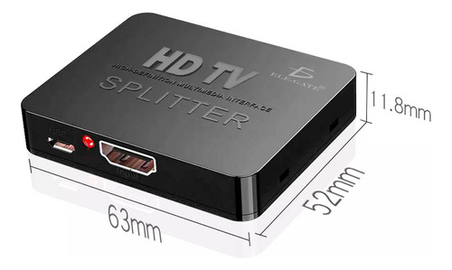 Divisor De Señal Hdmi Splitter Hdtv 2 Salidas (1x2) 4k