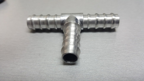 T De Gases De Spark Aluminio. Toma Gases Spark