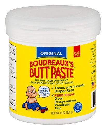 Boudreauxs Butt Paste Diaper Rash Ungüento Original Contiene