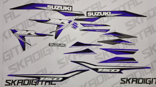 Kit Completo De Calcomanias Suzuki Dr 150 2024