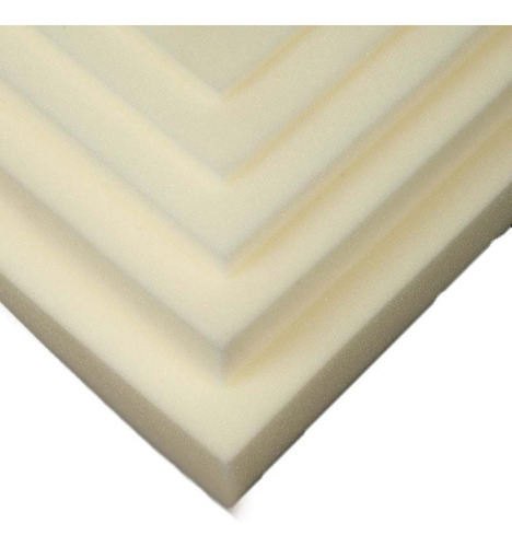 Hoja De Hule Espuma De 2.00x1.20x2cm En 17kg/m3 Color Blanco