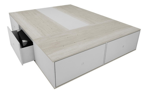 Imagen 2 de 9 de Juego Dormitorio Sommier Respaldo Base Cama Colchon 170 Cm
