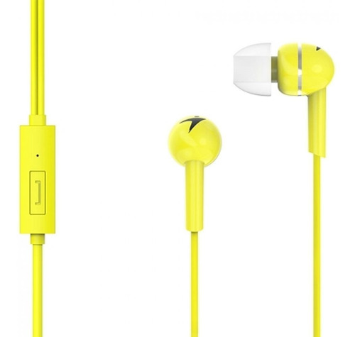 Auriculares Genius Hs-m300 Con Microfono Amarillo