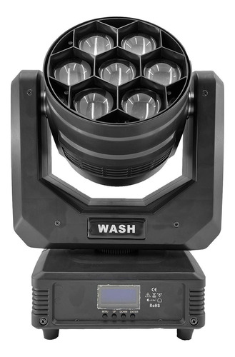 Moving Wash 7x40w Rgbw Com Zoom