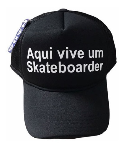 Boné Aqui Vive Um Skateboarder Skate Chorão Pronta Entrega 
