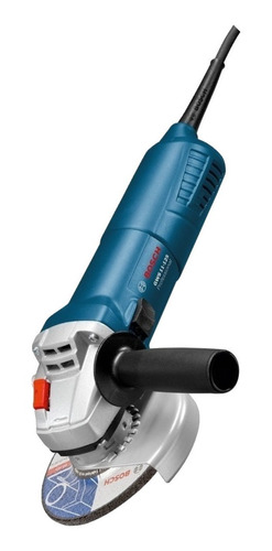Imagen 2 de 2 de Miniamoladora angular Bosch Professional GWS 11-125 azul 740 W 220 V Llaves