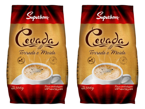Kit Café Cevada Superbom 1kg (2 X 500g)