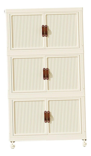 Armario De Almacenaje Plegable, Cajas Mediano 3 Capas