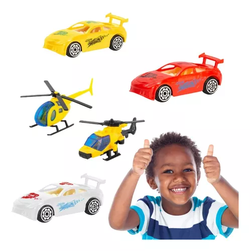 Pista Infantil Speedster Heliporto Carrinho e Helicóptero