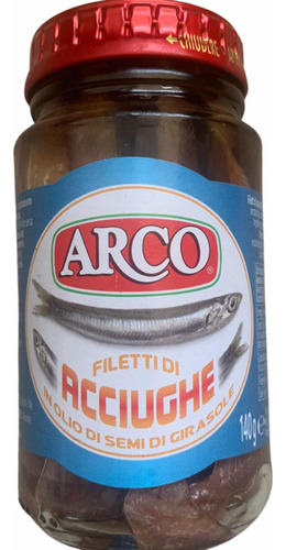 Anchoas En Aceite Arco 140 Grs. Conservas Italianas