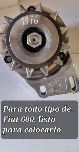 Alternador Garef Fiat 600 S/r Perfecto Funcionamiento. Usado