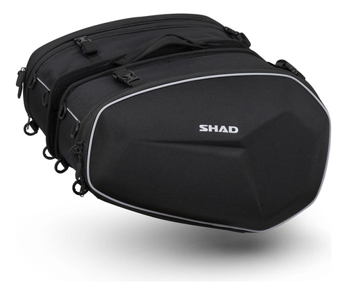 Juego Maletas Laterales Shad E48 X0se482 Color Negro