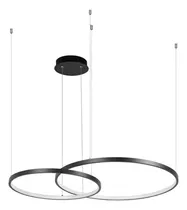 Comprar Lustre Pendente Anéis Led 2 Aneis Pe Direito Duplo F1156