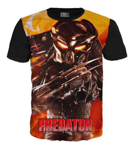Camiseta Depredador Predator Niños Adultos Exclusiva Algodón