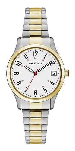 Reloj Mujer Caravell 45m111 Cuarzo Pulso Two Tone Just Watch