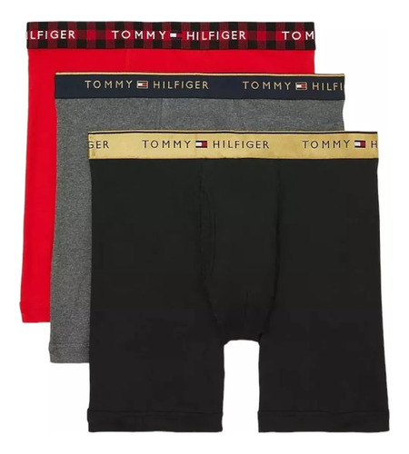 Boxer Brief Tommy Hilfiger 3 Pack De Algodon 100% Original